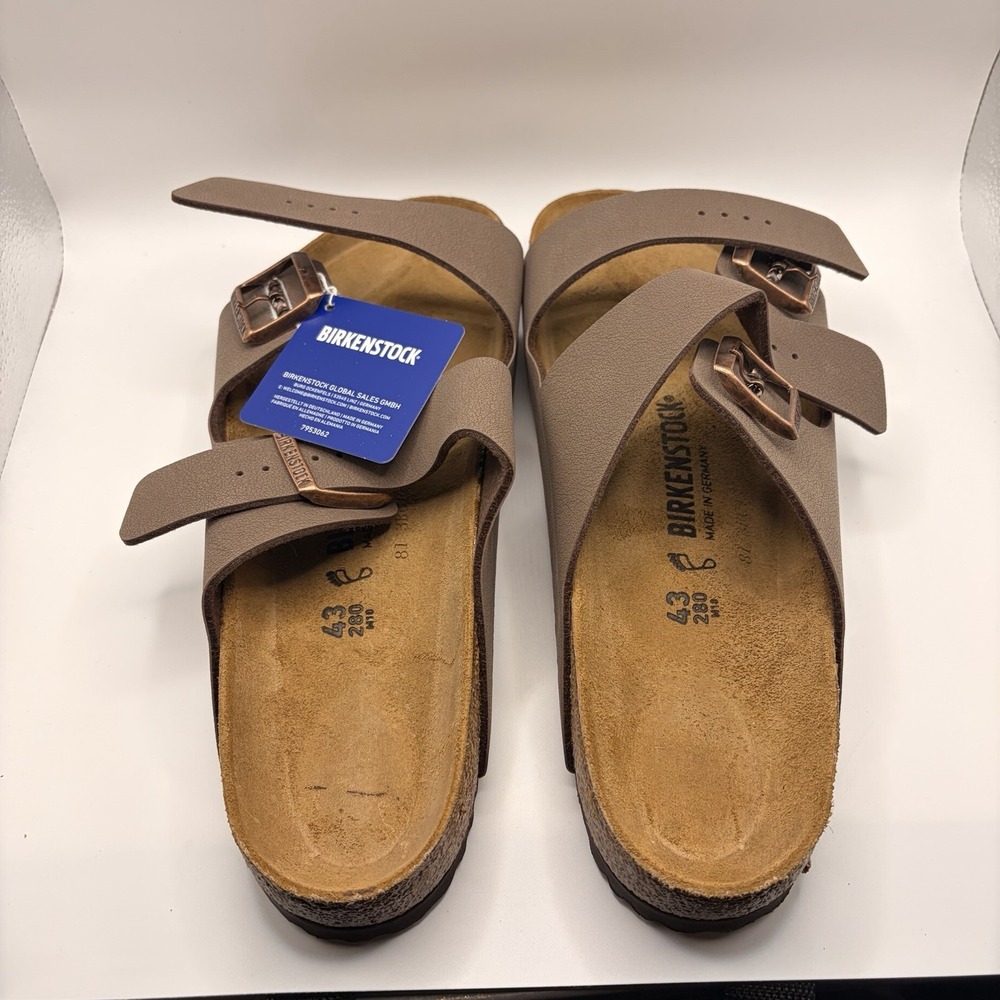 Birkenstock Arizona BS Mocca Sandals Size 43 US 10 Regular Fit 0151181 NWT